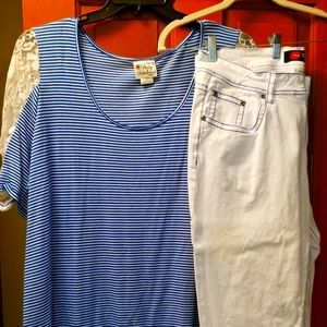 Tonic top and capri set